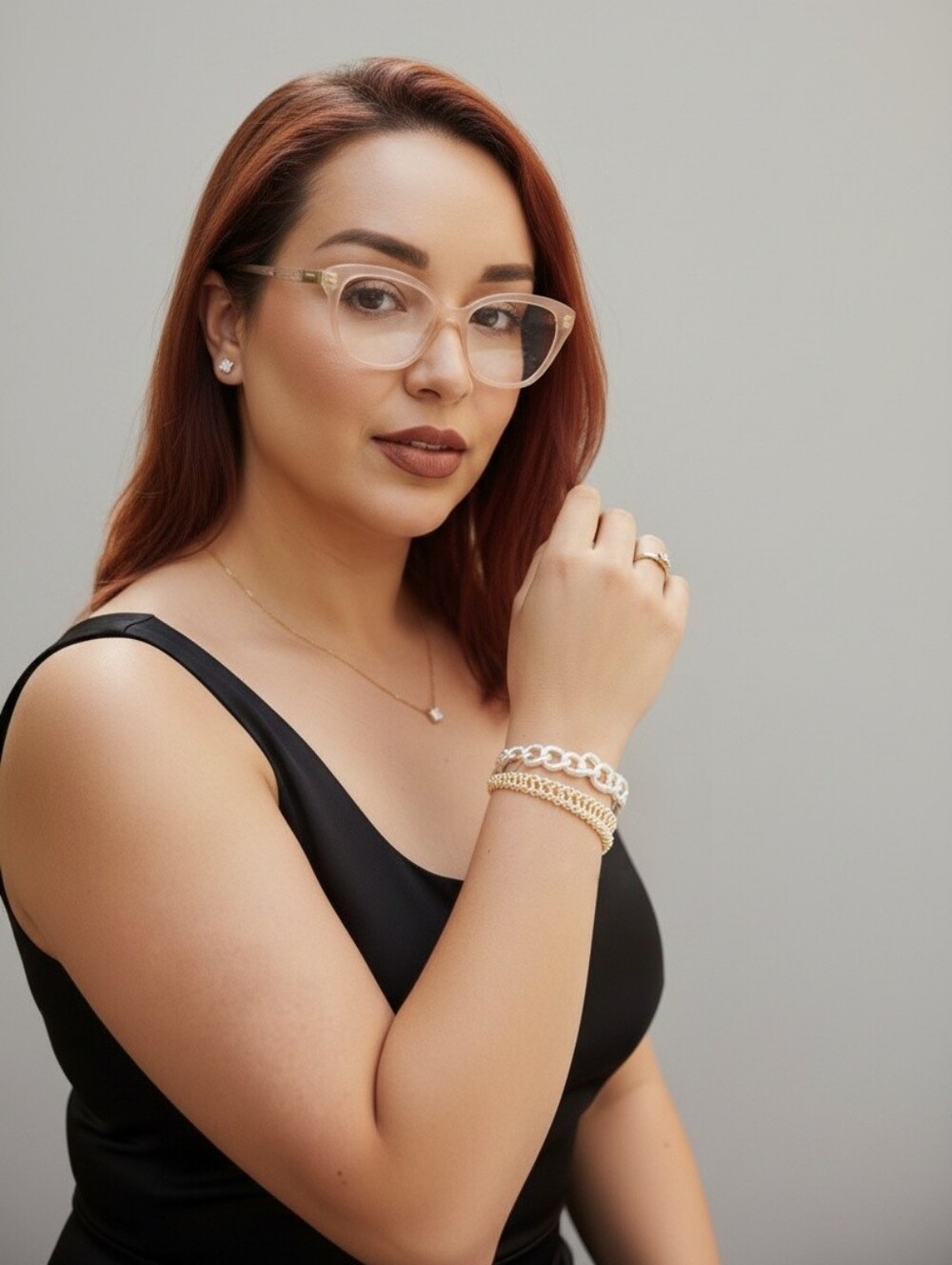 Elegant Two-Toned Link Bracelet